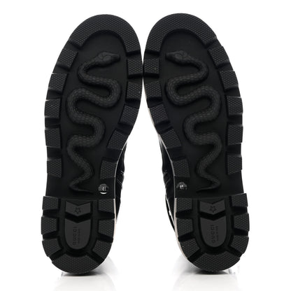 Gucci Nappa Frances GG Matelasse Platform Combat Boots 41 Black 5 of 13