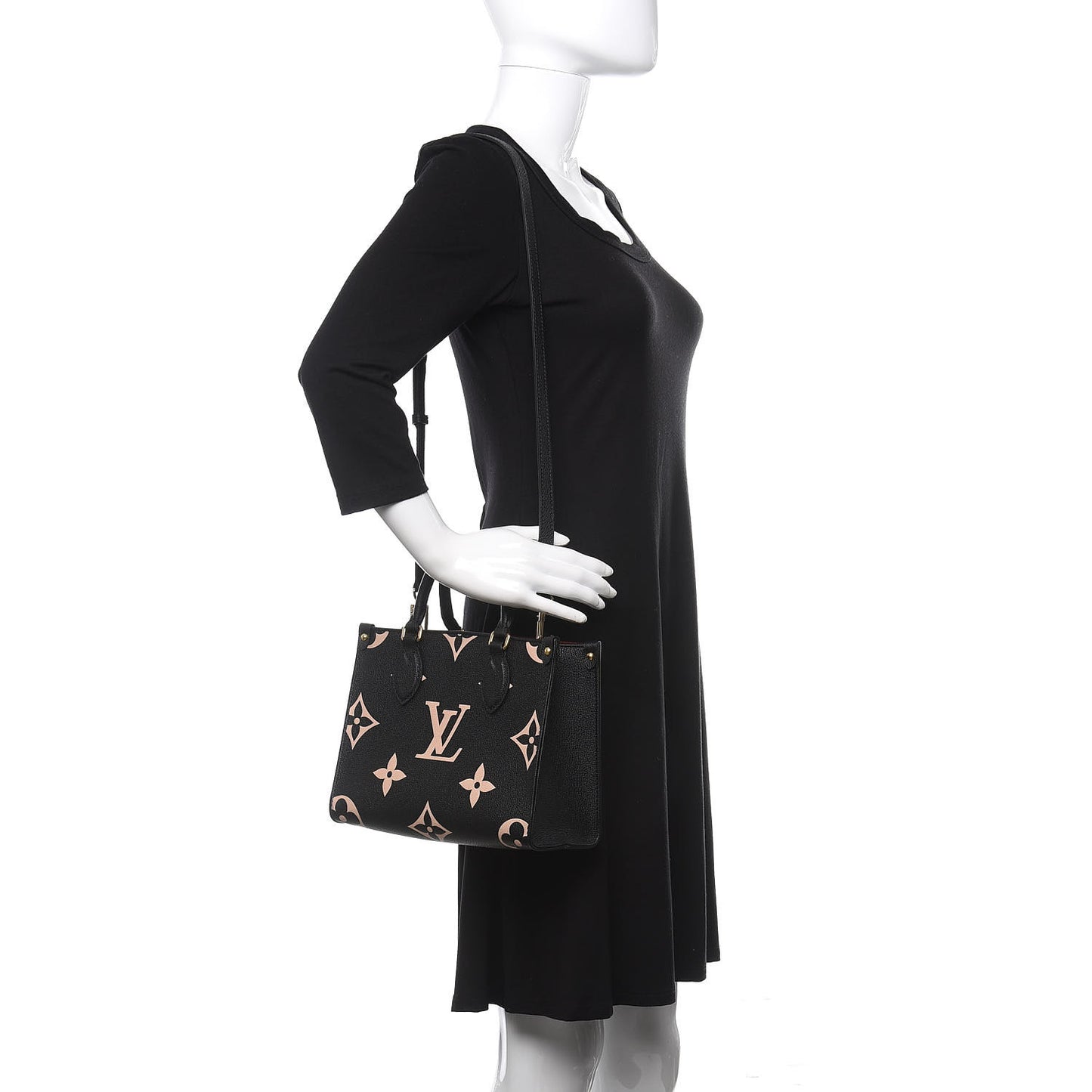 Empreinte Monogram Giant Onthego PM Black Beige