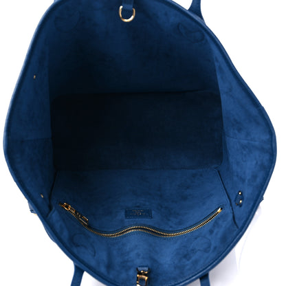 Louis Vuitton Empreinte Monogram Giant Neverfull MM Degrade Bleu 6 of 10