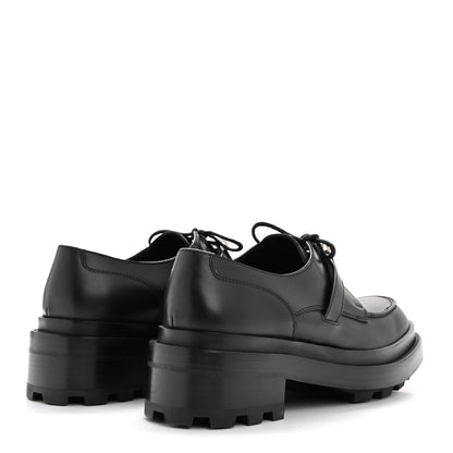 Hermes Glossed Calfskin First Oxford 37 Black 10 of 22
