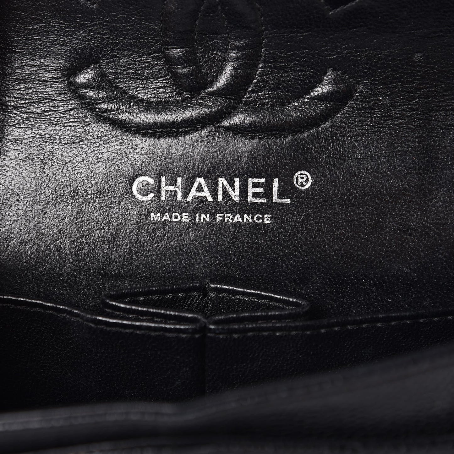 Caviar Quilted Small Double Flap Black