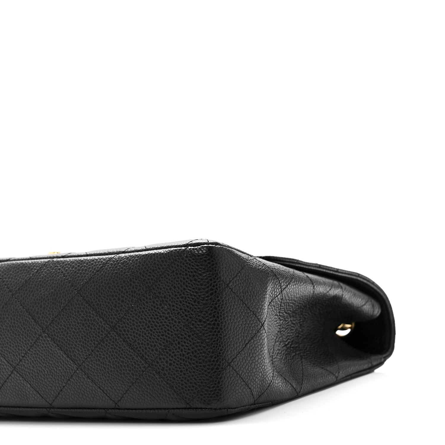 Chanel Caviar Quilted Jumbo Single Flap Black 10 of 11