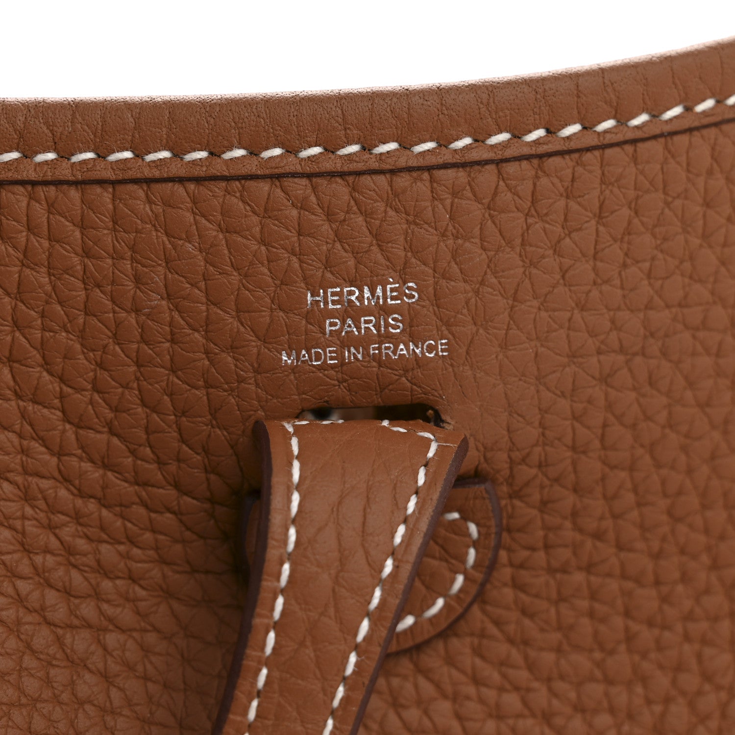 Hermes Taurillon Clemence Evelyne TPM Gold 6 of 12