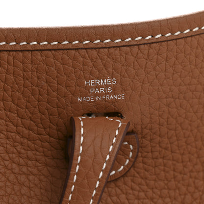 Hermes Taurillon Clemence Evelyne TPM Gold 6 of 12