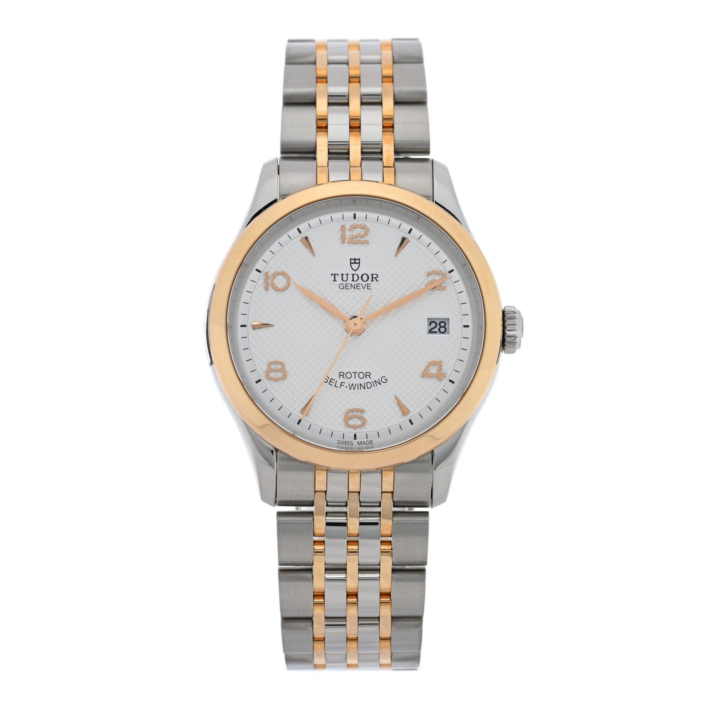 Stainless Steel 18K Rose Gold 36mm 1926 Automatic Watch White 91451