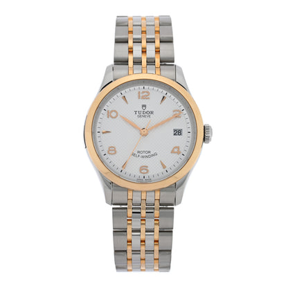 TUDOR Stainless Steel 18K Rose Gold 36mm 1926 Automatic Watch White 91451 1 of 5