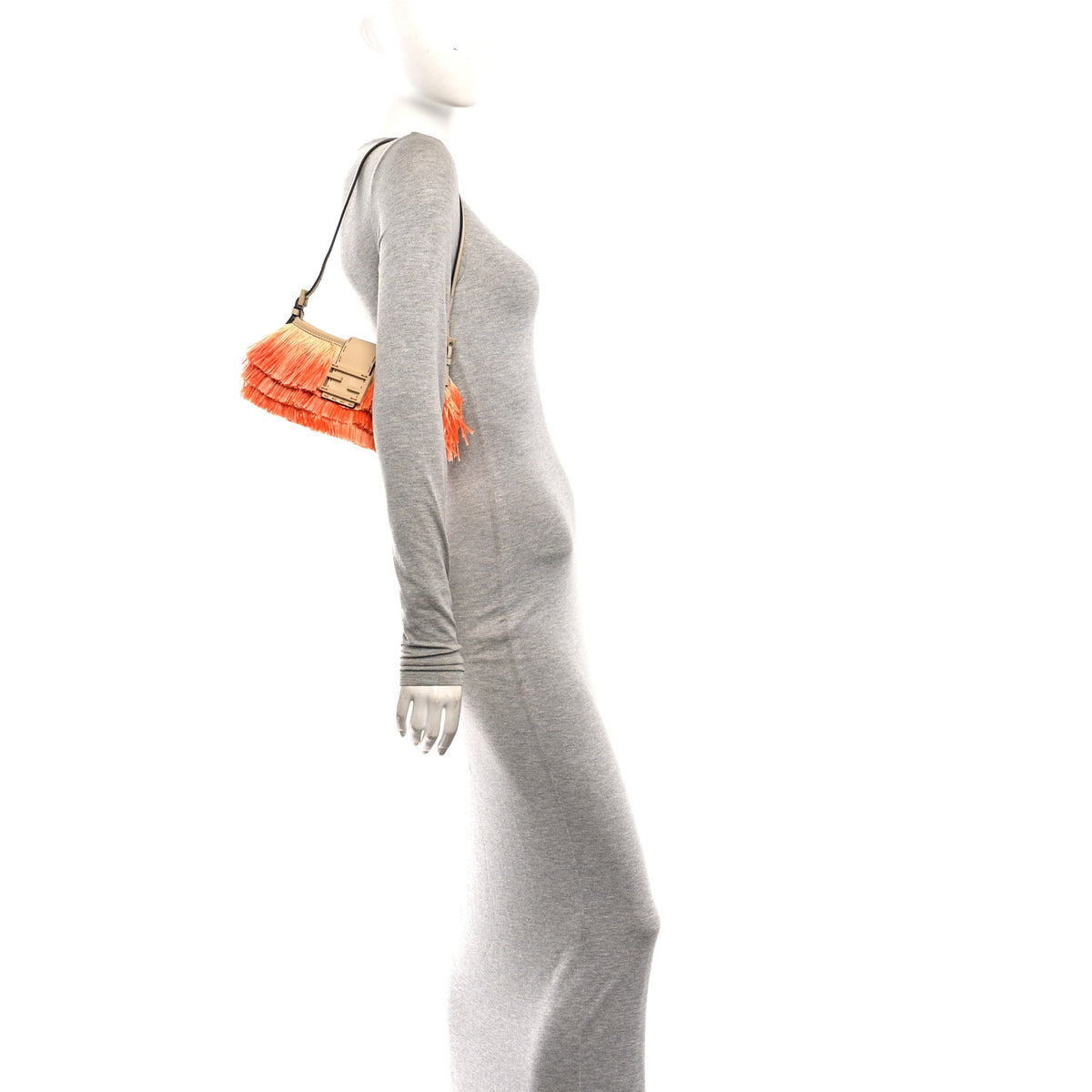 Raffia Effect Baby B Faded Orange