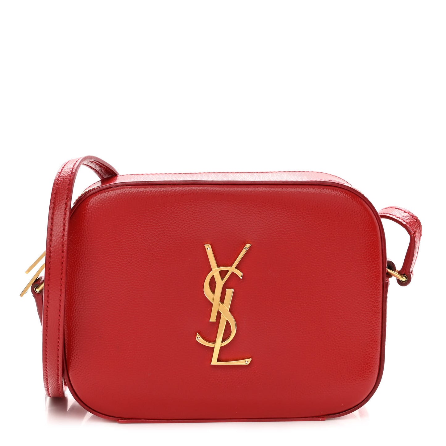 Grain De Poudre Small Classic Monogram Camera Bag New Red