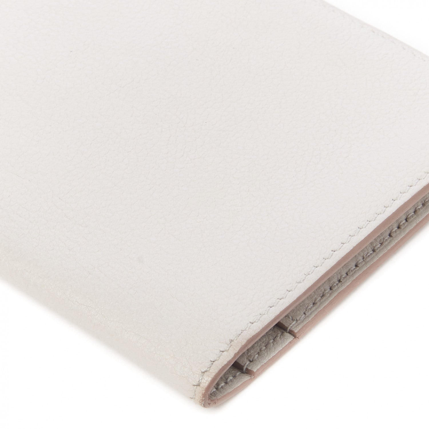 Hermes Evercolor MC2 Fleming Checkbook Holder Wallet Gris Perle 4 of 8