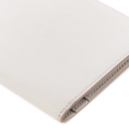 Hermes Evercolor MC2 Fleming Checkbook Holder Wallet Gris Perle 4 of 8