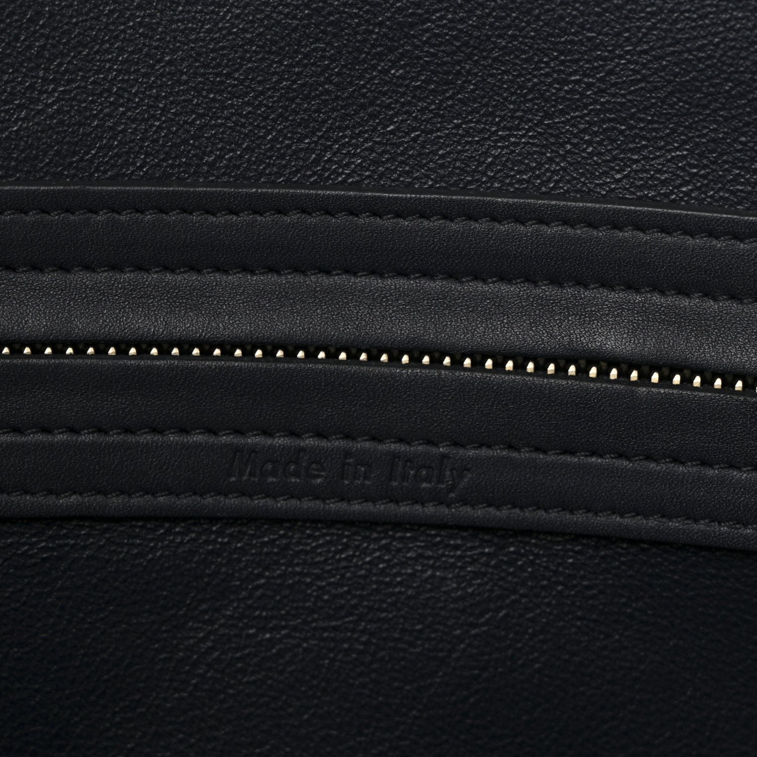 Celine Crocodile Embossed Nubuck Medium Phantom Luggage Navy Blue 7 of 12