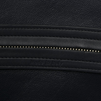 Celine Crocodile Embossed Nubuck Medium Phantom Luggage Navy Blue 7 of 12