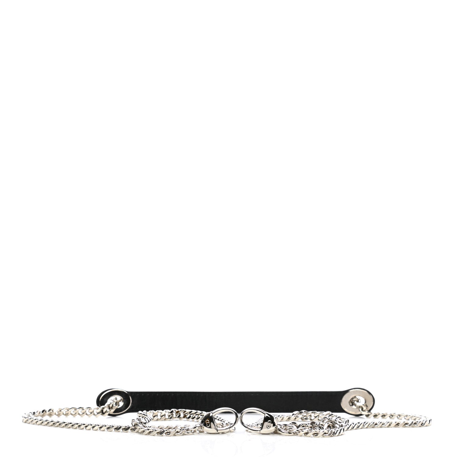 Christian Dior Lambskin Mini Lady Dior Chain Shoulder Strap Black 2 of 4