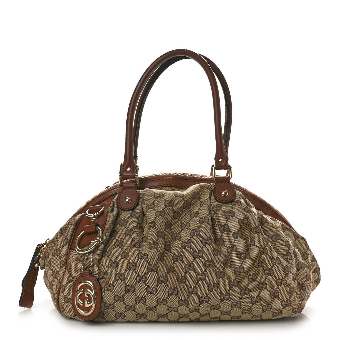 Monogram Medium Sukey Boston Brown