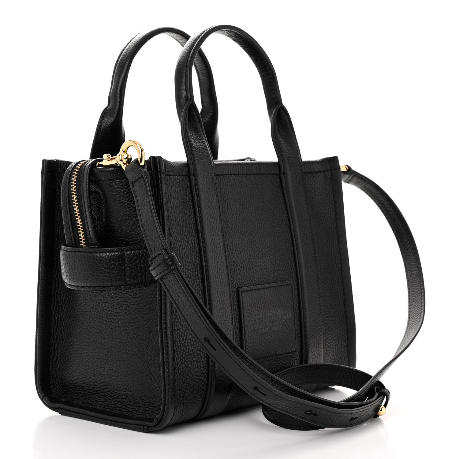 Marc Jacobs Grained Calfskin Micro The Tote Bag Black 3 of 10