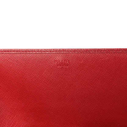 Prada Saffiano Wallet on Chain Fuoco 8 of 8