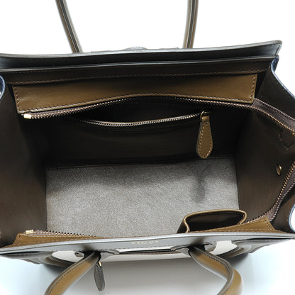 Celine Drummed Leather Micro Tri-Color Luggage 9 of 9