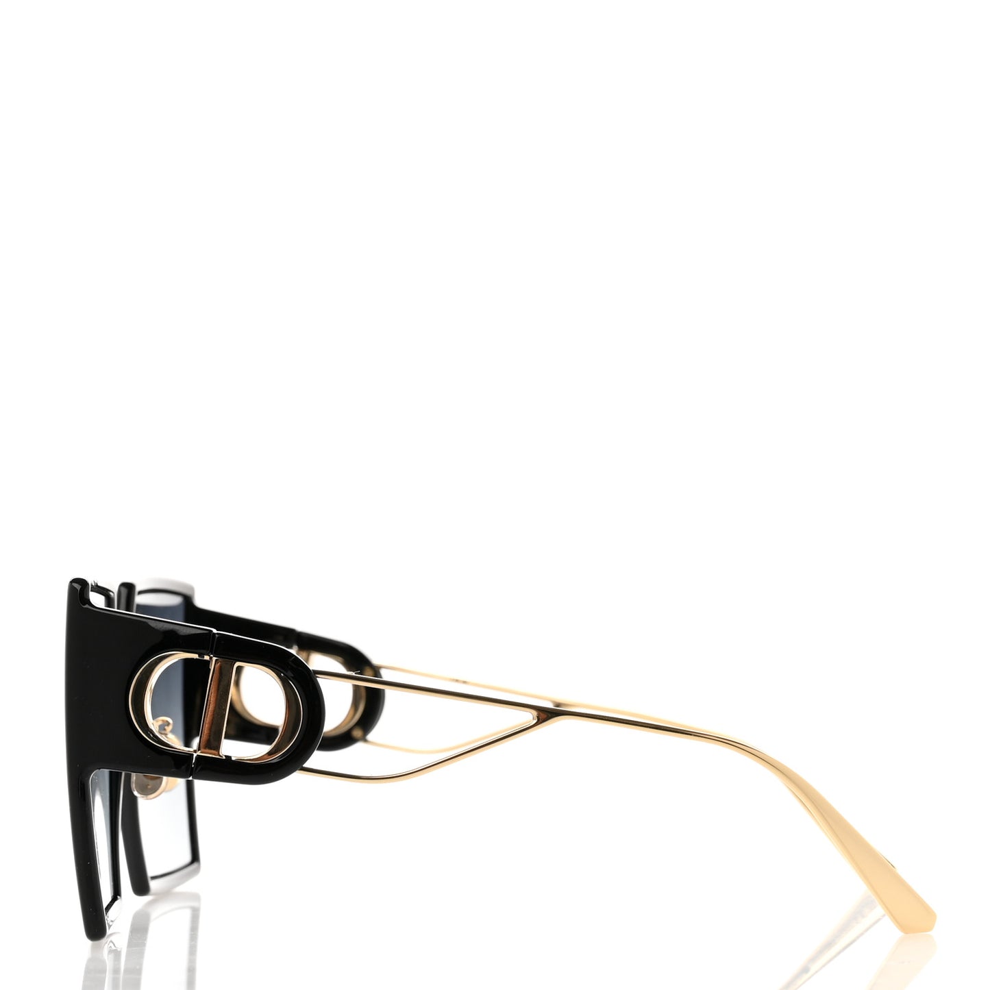 Square 30 Montaigne Sunglasses Black