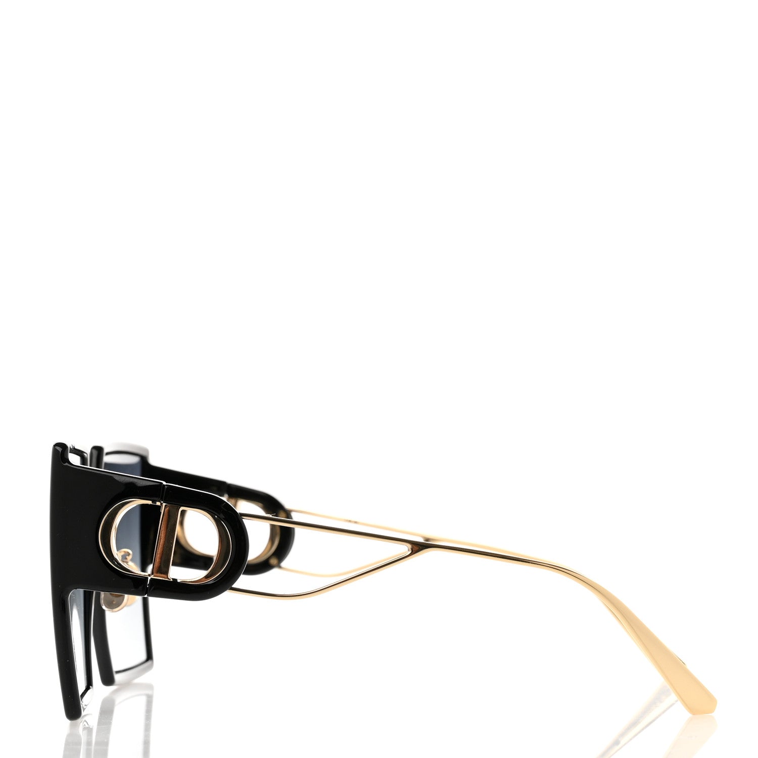 Christian Dior Square 30 Montaigne Sunglasses Black 3 of 7