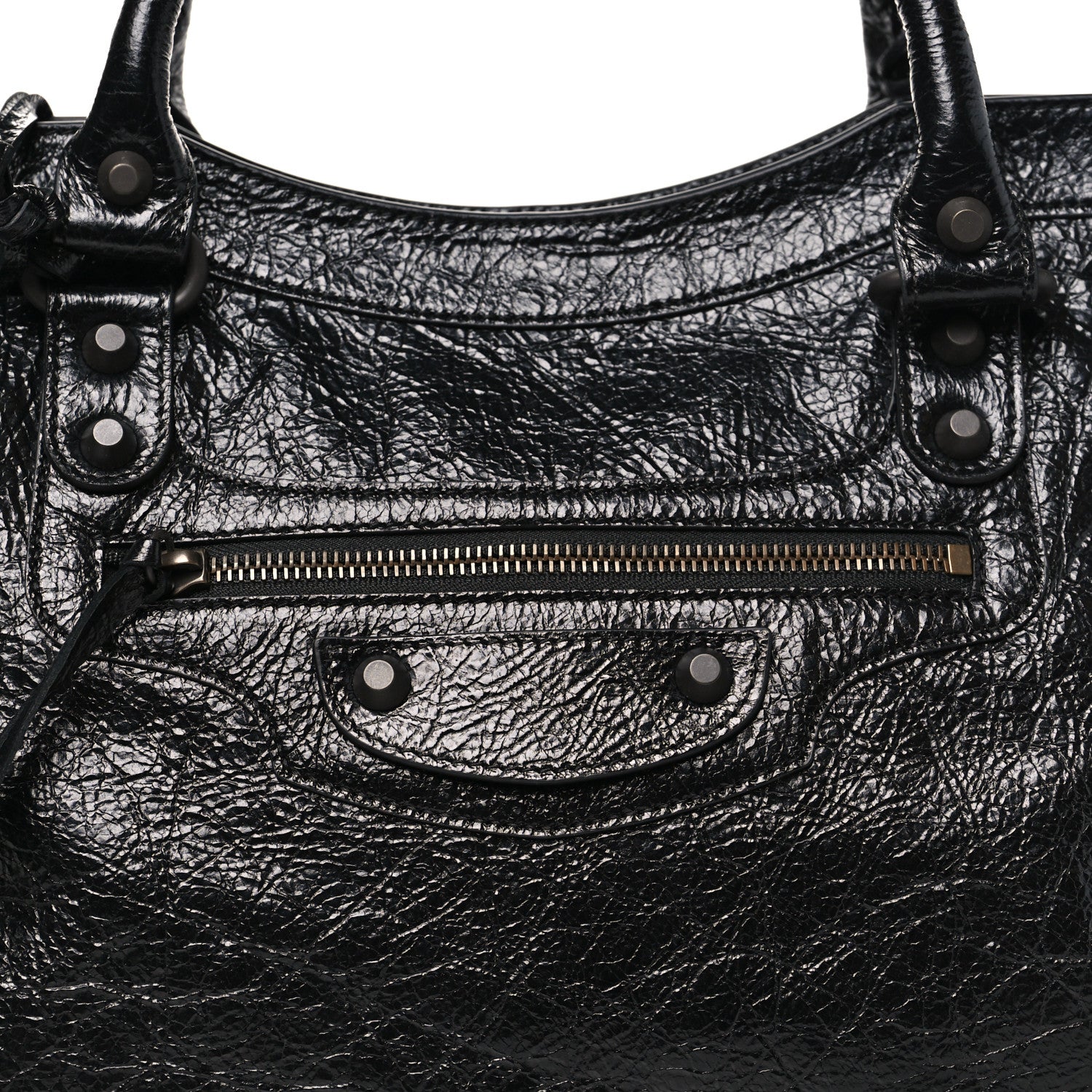 Balenciaga Agneau Arena Classic Hardware Medium Le City Black 9 of 11