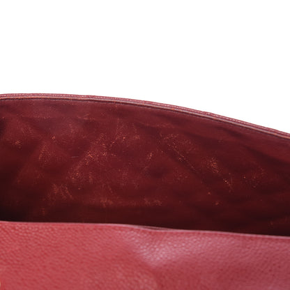 Chanel Caviar Quilted Jumbo Single Flap Red 7 of 27