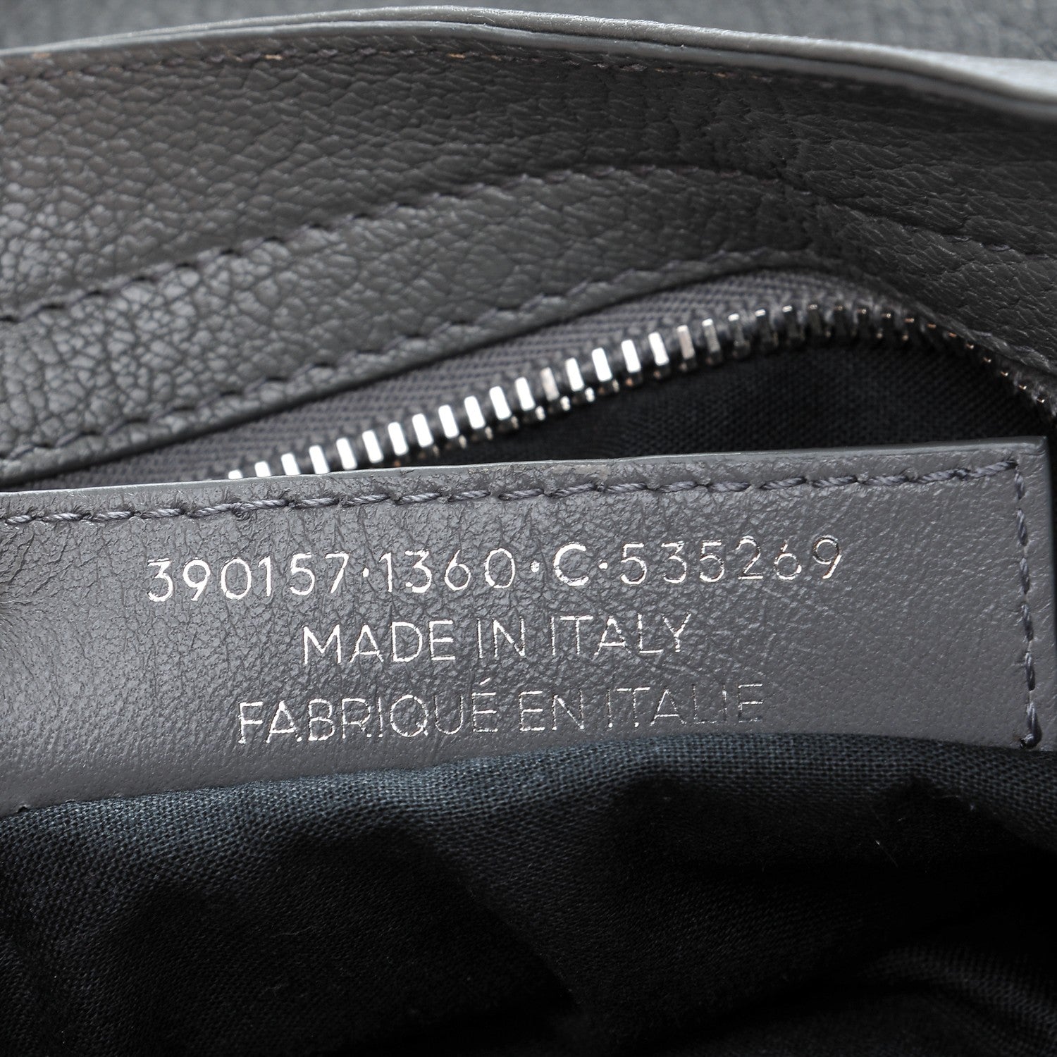 Balenciaga Chevre Silver Metallic Edge Hardware Velo Gris Acier 7 of 7