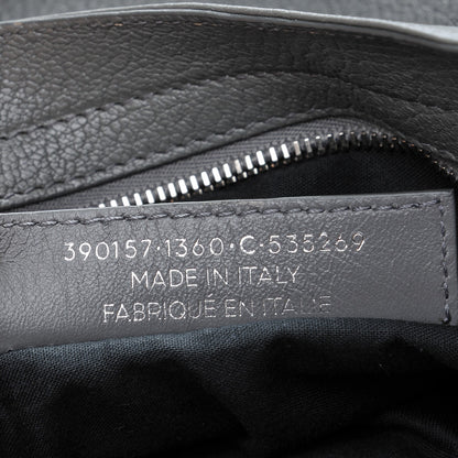 Balenciaga Chevre Silver Metallic Edge Hardware Velo Gris Acier 7 of 7
