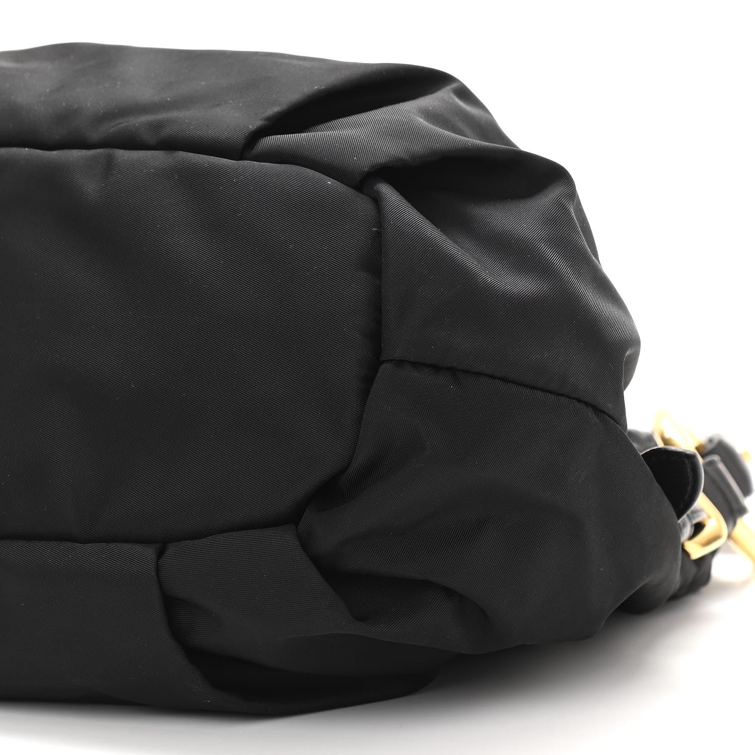 Prada Tessuto Nylon Braided Hobo Black 9 of 11