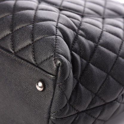 Chanel Caviar Quilted Large Coco Handle Flap Grey 12 of 12