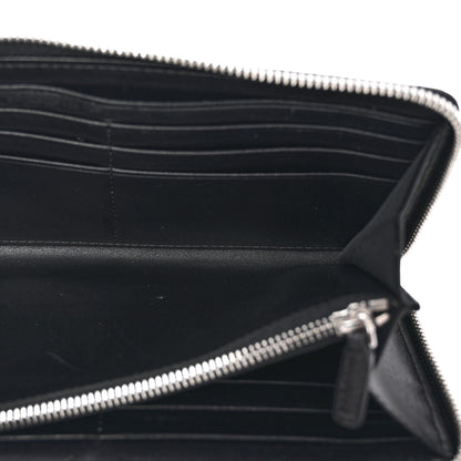 MCM Visetos Large Zip Around Wallet Black 5 of 6