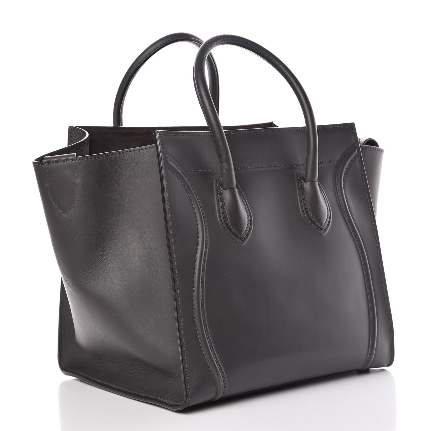 Smooth Calfskin Medium Phantom Luggage Grey