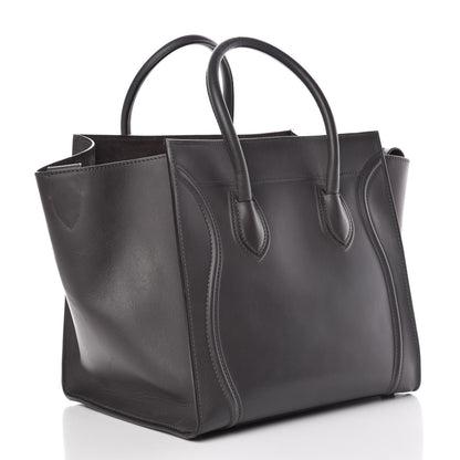 Celine Smooth Calfskin Medium Phantom Luggage Grey 3 of 17