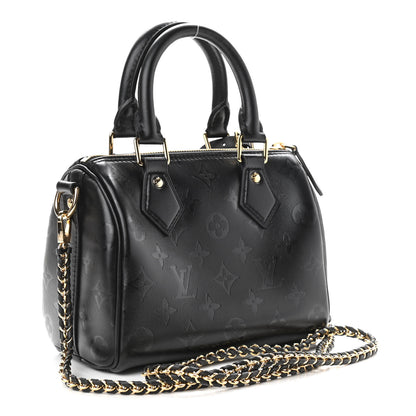 Louis Vuitton Monogram Ink Speedy BB Black 2 of 13