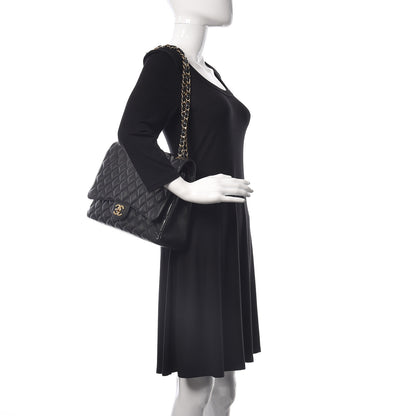 Chanel Caviar Quilted Maxi Double Flap Black 2 of 13