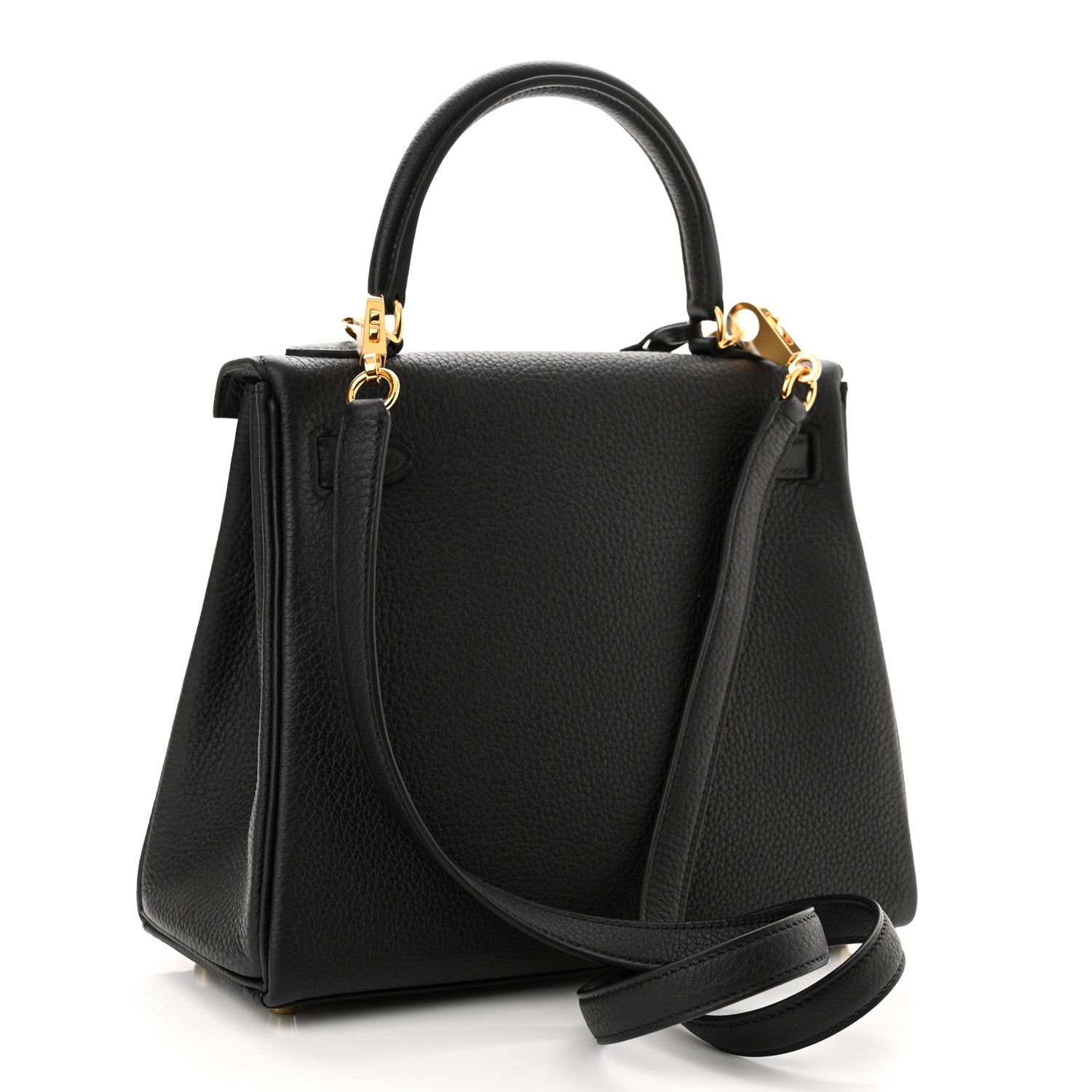 Hermes Togo Kelly Retourne 25 Black 3 of 11