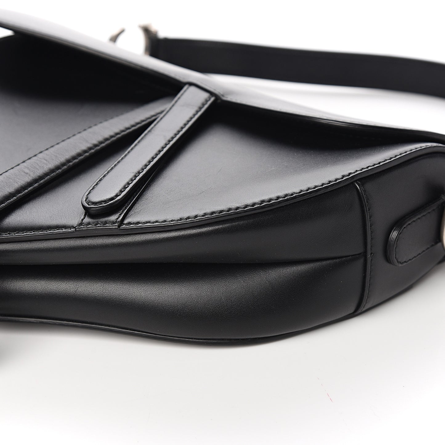 Calfskin Saddle Bag Black