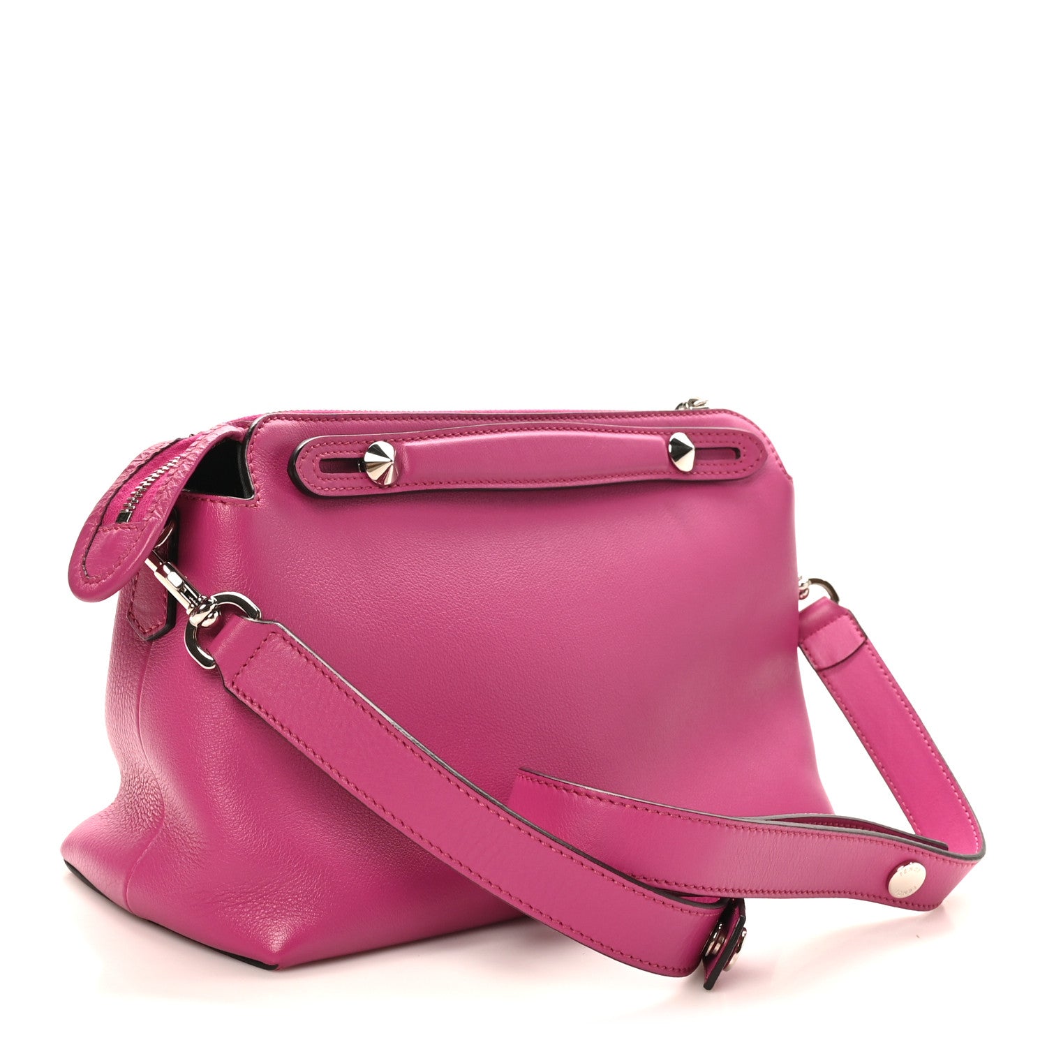 Fendi Vitello Dolce Medium By The Way Boston Bag Magenta 3 of 11