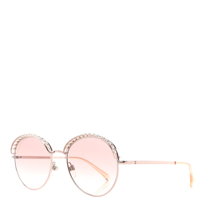 Chanel Pearl Round Sunglasses 4247-H Pink Gold 1 of 7