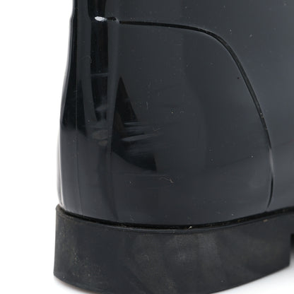 Louis Vuitton Rubber Embossed Monogram Drops High Rain Boots 37 Black 7 of 7