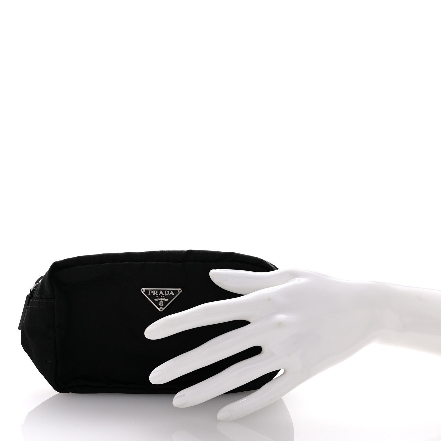 Prada Tessuto Nylon Vela Cosmetic Pouch Black 2 of 6