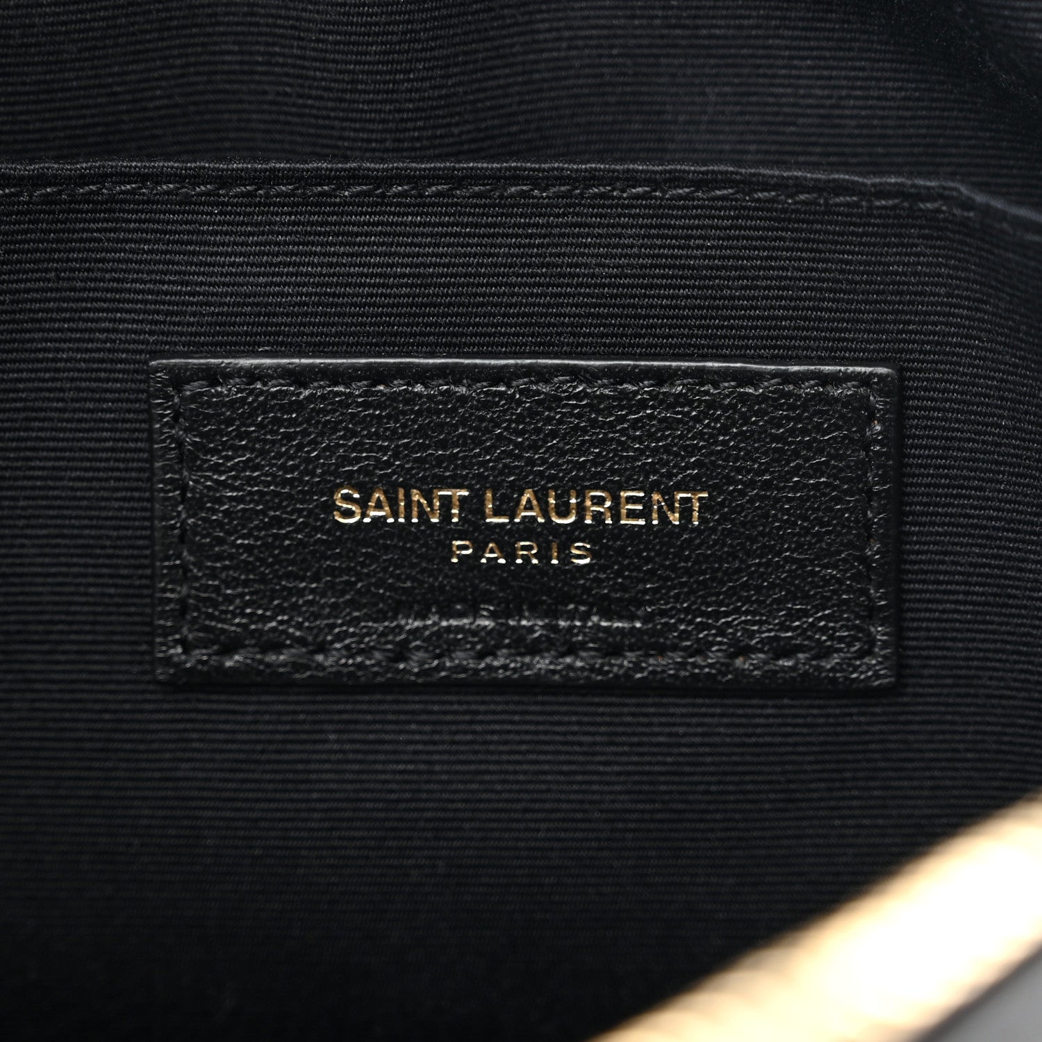 Saint Laurent Calfskin Matelasse Monogram Lou Camera Bag Black 6 of 11