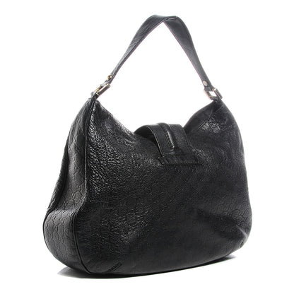 Gucci Guccissima New Ladies Web Large Hobo Black 3 of 7