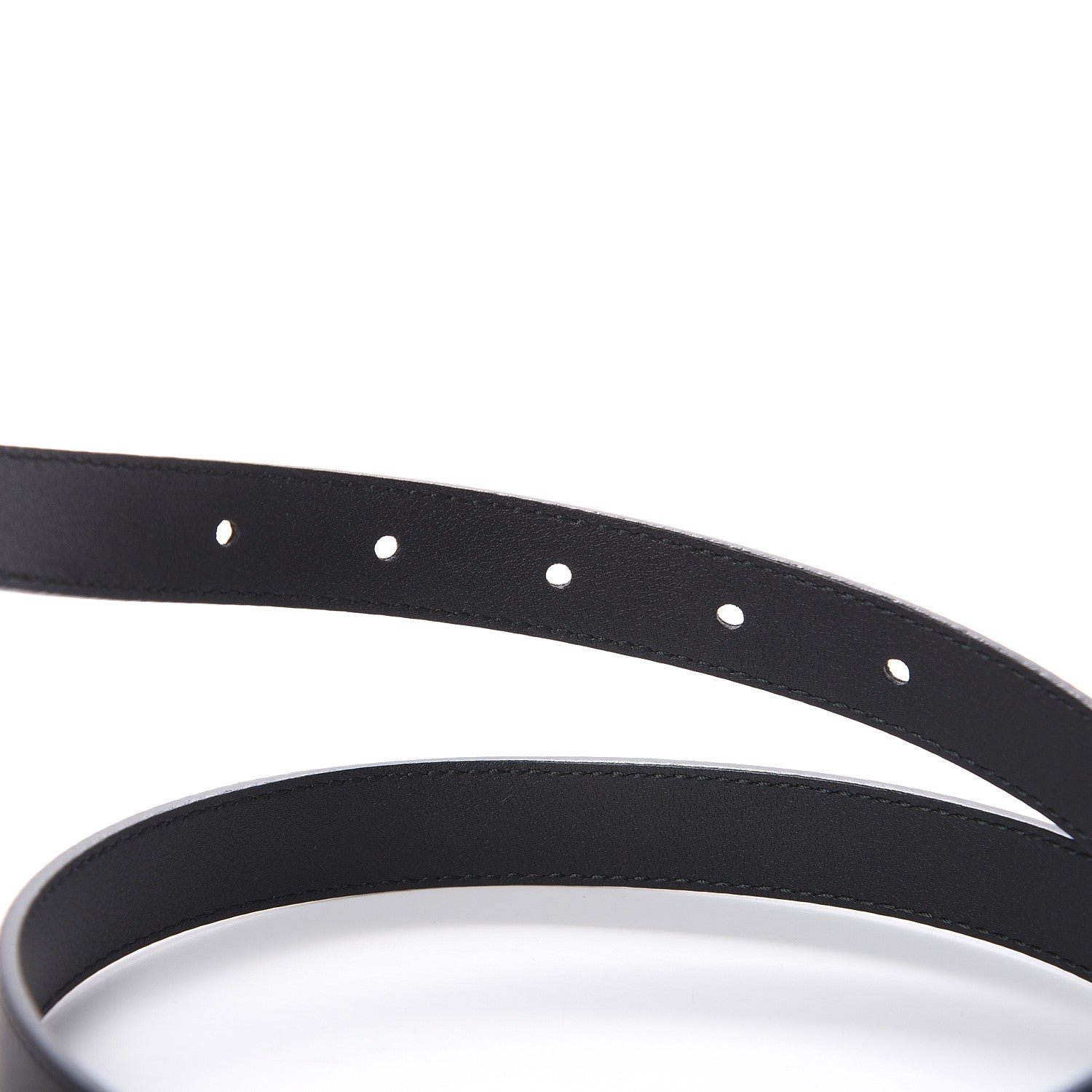 Gucci Calfskin Double G 20mm Belt 85 34 Black 4 of 6