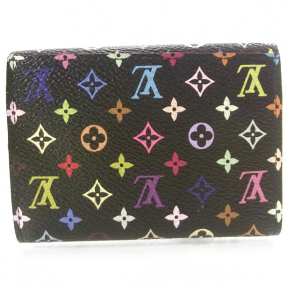 Louis Vuitton Monogram Multicolor Business Card Holder Black 2 of 8
