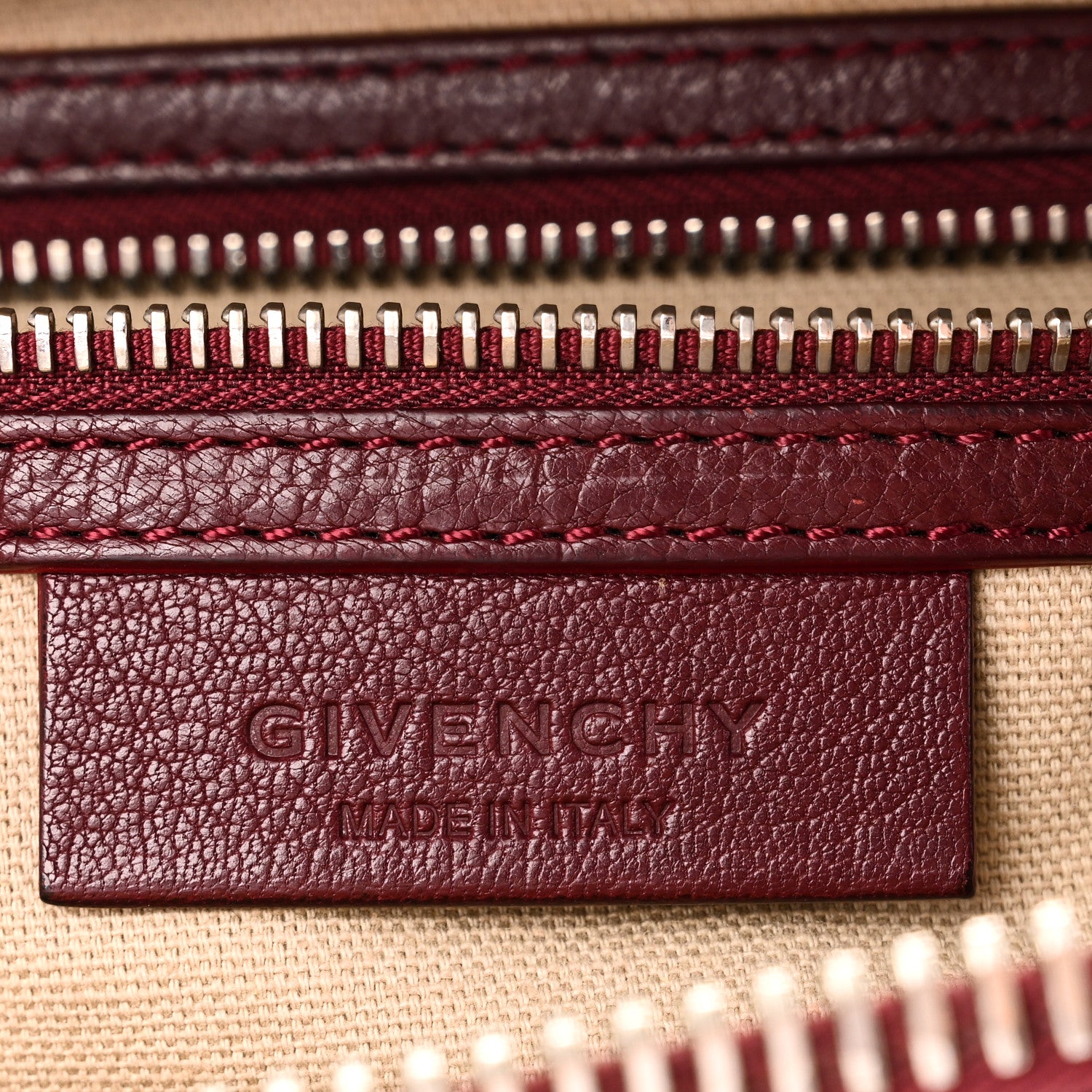 Givenchy Sugar Goatskin Small Antigona Oxblood 6 of 10