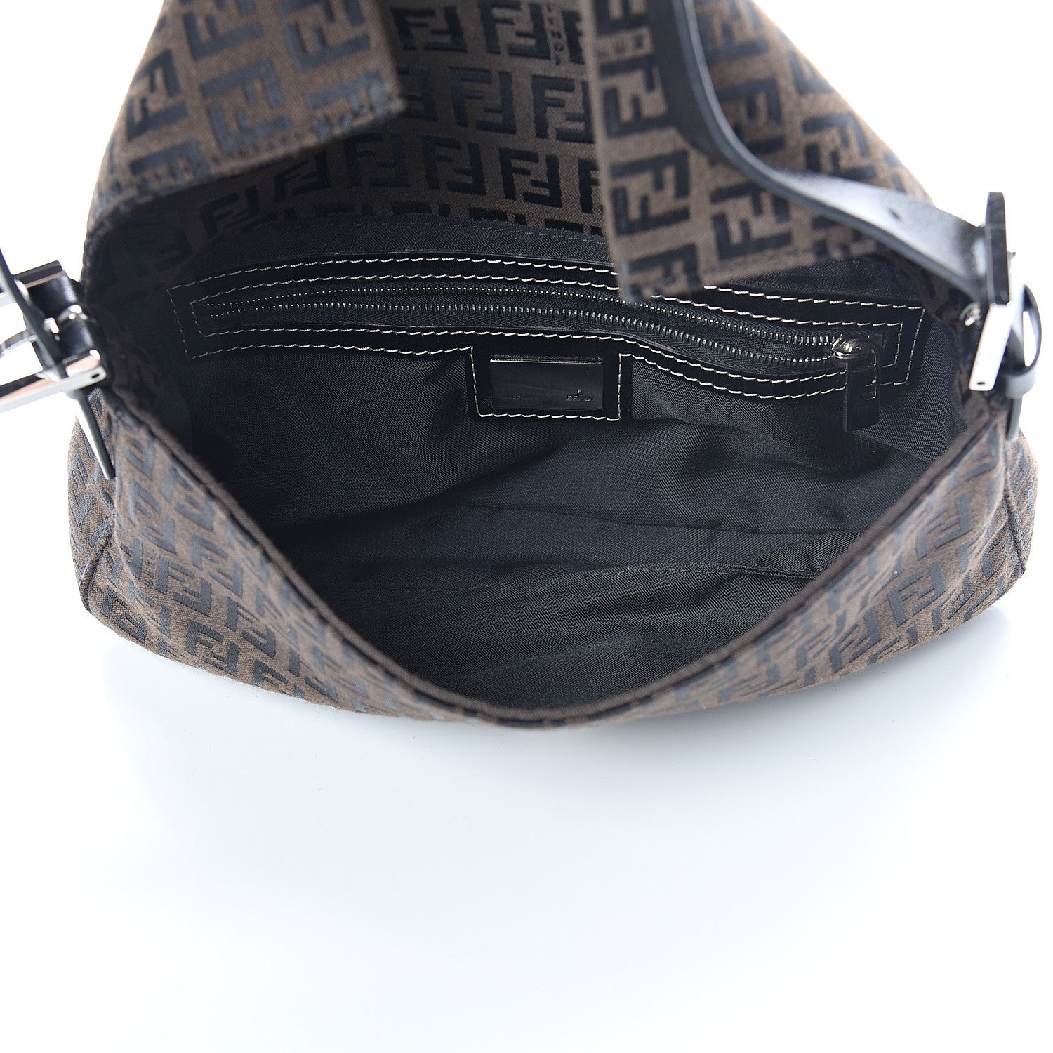 Fendi Zucchino Baguette Brown 4 of 9