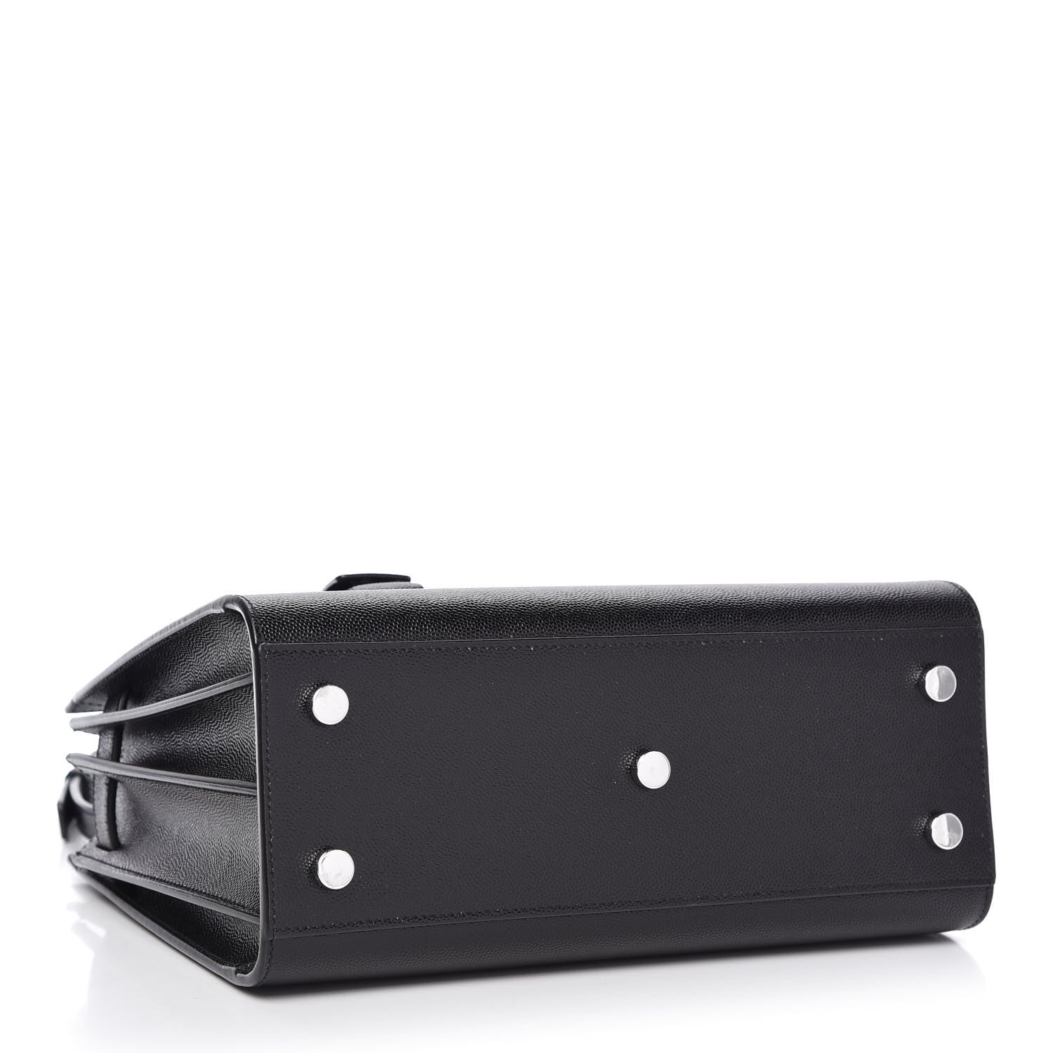 Saint Laurent Grained Calfskin Baby Sac De Jour Black 4 of 8