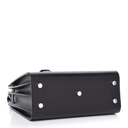 Saint Laurent Grained Calfskin Baby Sac De Jour Black 4 of 8