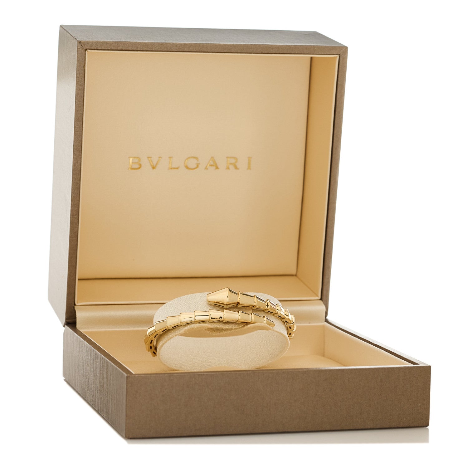 Bulgari 18K Yellow Gold Serpenti Viper Bracelet M 4 of 4