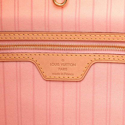Louis Vuitton Damier Azur Delightful MM Pink 6 of 13